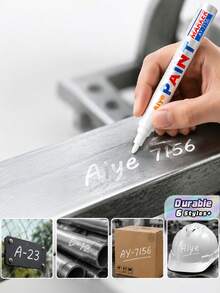 1PC Weather Resistant Multi-Color Optional Marker Pen, Can Write In Various Places, Durable ABS Material (Needs To Be Shaken More Before Use) - multicolor - View 1