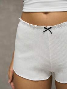 Esseday 3pcs Bow Decorated Boxer Shorts Set - Multicolor - View 4