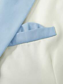 Manfinity Bizformal Conjunto de traje para hombre verde & blanco con vibra de boda primavera/verano - Multicolor - Ver 5