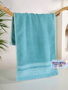 Geometric Towels And Bath Towels Are Super Soft And Absorbent, Suitable For Use In The Bathroom Gym. Hotel. Daily Necessities - Green - View 1