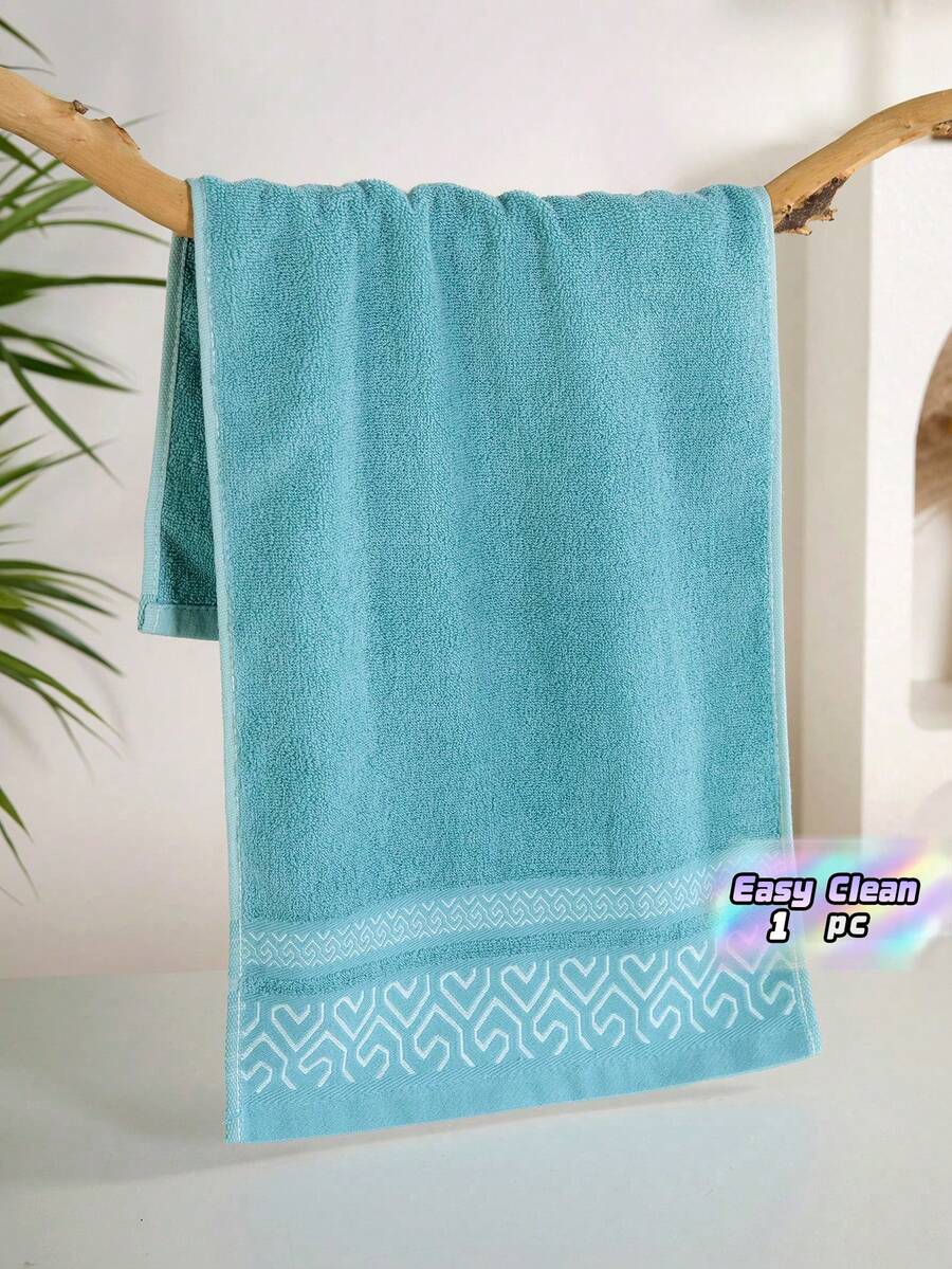 Geometric Towels And Bath Towels Are Super Soft And Absorbent, Suitable For Use In The Bathroom Gym. Hotel. Daily Necessities - Green - View 1