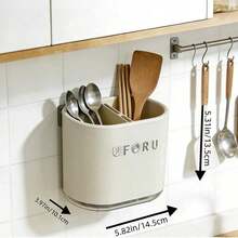 Plastic Cutlery Drainer Organizer Rack, Tabletop Cutlery Holder, Silverware Tray For Forks, Knives, Spoons - View 13