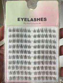 LIMEIKAI 120pcs Self-Adhesive Cartoon Style Sunflower False Eyelashes, Reusable To Enlarge Eyes - C.. - View 12