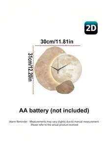 Modern Minimalist Wall Clock, Silent High-End Decorative Clock, No Light, Super Quiet Quartz Movement, No Ticking Sound, Suitable For Young People's Bedroom, Dining Room, Living Room, Office, Sofa Background Wall Clock, Mother's Day - multicolor - View 13