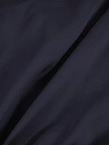 INAWLY 女款純色抽繩連帽拉鍊長袖上衣與長褲休閒日常兩件套 - 藏蓝色 - 查看 4