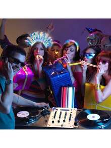 Crown And Color‑Changing Light‑Up Headband For Fashion, Light‑Up And Sparkling Headband For Nightclub Parties - Multicolor - View 5