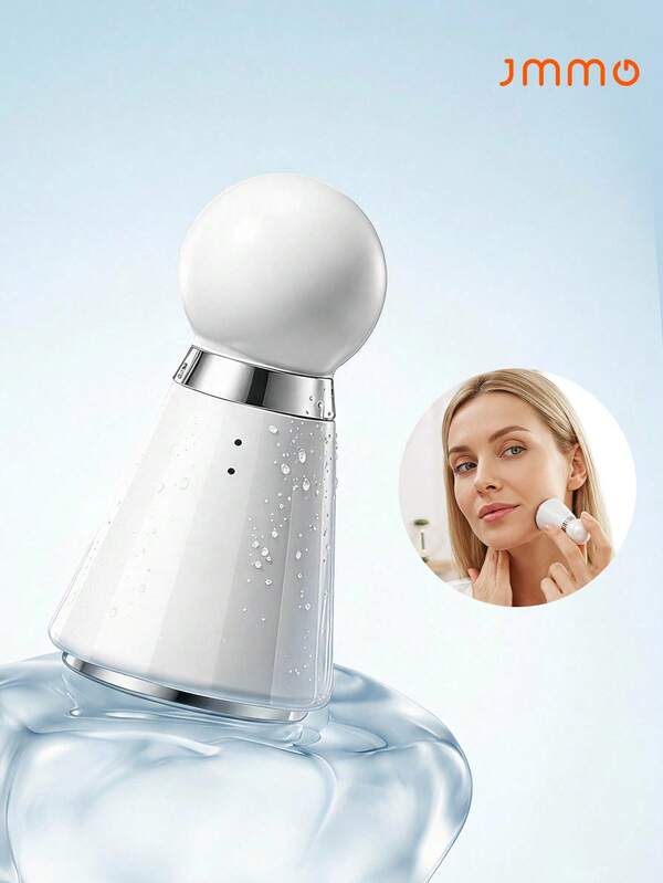 JMMO Ice Facial Roller Skin Cooling Ice Globe, Portable Cold Massage Facial Tool For Puffiness Redness Relief, Reusable Skin Care Ice Massager