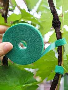 1-50 Rolls Nylon Plant Tie Tape, Reusable Hook And Loop Plant Support Strap For Climbing Flowers & Plants, Garden Horticulture Accessories - Multicolor - View 2