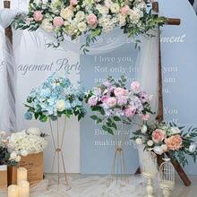 2/4/6/10pcs Gold Vases, Elegant Gold Flower Stands, Wedding Table Centerpieces, Anniversary Party, Birthday Celebration, Family Gathering, Christmas And Halloween Decor, Wedding Aisle Flower Stands Artificial Flower Stand Products - Flower Stand - View 9