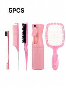 12-Piece New 9-Row Comb Hairbrush Set - Multicolor - View 5
