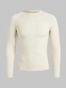 Manfinity RebelGame Camiseta de surf con protección solar para hombre talla grande - Albaricoque - Ver 5