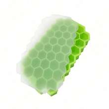 1pc Mini Honeycomb Shaped Ice Cube Tray, Reusable Silicone Ice Mold Suitable For Whiskey, Cocktails, Juices And More, Perfect For Halloween, Christmas And Celebration Events - Multicolor - View 9