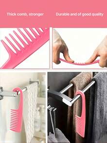 12-Piece New 9-Row Comb Hairbrush Set - Multicolor - View 7