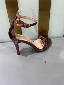 CUCCOO SZL Women's Fashionable Elegant Heeled Sandals For Party And Commute Spring Shoes Prom Heels Summer Shoes - Bronze - View 10