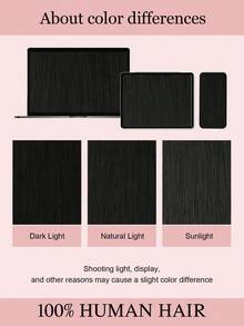 7 PIEZAS Extensiones de cabello con clip recto 100% cabello humano real de 14-24 pulgadas 115G Doble trama Extensiones de cabello con clip invisibles Cabello humano Remy natural para uso diario de mujeres y niñas - S1 - Ver 8
