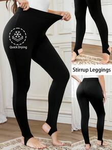 Reflora 大尺碼女款黑色夏季連身褲，優雅休閒寬鬆腳蹬式，百搭日常穿著，適合正式場合、度假與居家穿著 - 黑色 - 查看 9