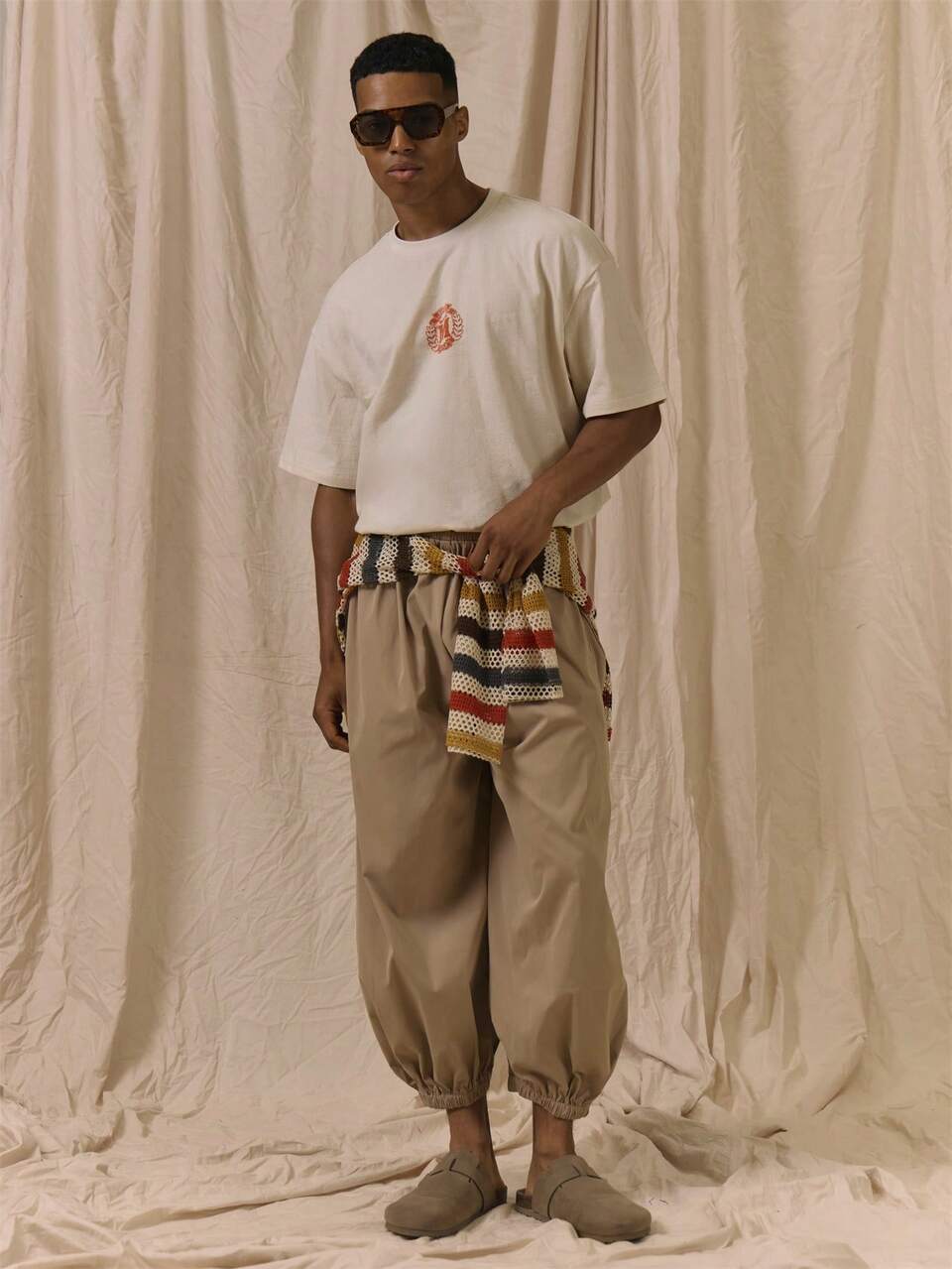 Parachute Style Pants Elasticated Waitband Pannel Detailing Spring Summer Essentials