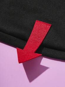 PETSIN 1 buah Hoodie Hewan Peliharaan Desain Telinga 3D untuk Cosplay Setan Halloween - Hitam - View 13