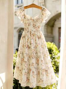 Women Mini Dresses - Yellow - View 7