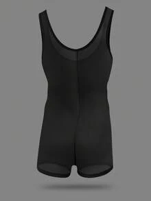 DrisQ DrisQ Romper Transparan Seksi Pria, Mode Bar - Hitam - View 2