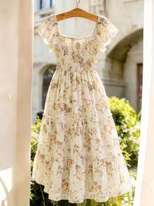 Women Mini Dresses - Yellow - View 10