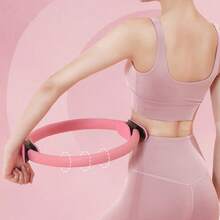 1pc Yoga&Pilates Supplies, Elastic Magic Circle,Training Ring,Home Resistance Stretching Tool, Fitness Ring,Strength Training Yoga Equipment,Yoga Hoop,Pelvic Floor Muscle Magic Circle,Slimming & Thigh,Home Workout Tool For Leg Inner Thigh Training - Multicolor - View 14