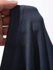 Dazy Plus Summer Square Neck Fitted Ribbed Versatile Cropped White Plus Size Women Spring/Summer Wide Strap Camisole Tank Top - Navy Blue - View 6