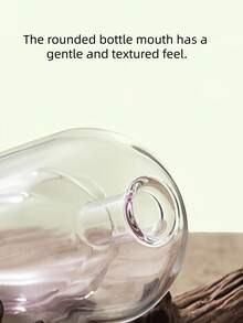 Cirelle 1pc Double Wall Glass Diffuser Bottle - Modern Floating Inner Vessel Fragrance Oil Diffuser Bottle - Aesthetic Clear Aromatherapy Container Decorative Vessel For Home, Office, Spa Decor (No Reed) - multicolor - View 8