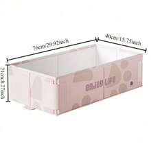 1pc Foldable Multifunctional Bathtub, Portable Small Bathtub, Shower Basin, Suitable For Indoor/Outdoor, Travel, Garden, Pets, All Season Use, Attention To Size, Comfortable, Mother's Day Gift - multicolor - View 12