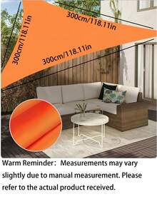 1pc Foldable Waterproof Triangle Sun Shade Sail, Suitable For Outdoor Activities, Backyard Canopy, Camping Tent, Etc. Sun Shade Cloth, Sun Sail, Triangular Waterproof Sun Shade Sail, Applicable For Yard, Patio, Deck - multicolor - View 12