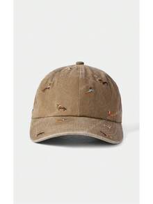 Noxbound Topi Baseball Bordir Anjing Dachshund Bergaya Retro dan Klasik, Bagian Atas Lembut untuk Menampilkan Wajah Kecil, Topi Pelindung Matahari untuk Pasangan di Luar Ruangan - Khaki - View 2