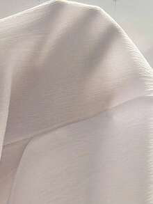 Manfinity Homme 男士純色休閒襯衫與短褲套裝，2件組，舒適穿搭，正式風格 - 白色 - 查看 4