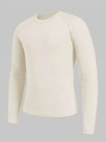 Manfinity RebelGame Camiseta de surf con protección solar para hombre talla grande - Albaricoque - Ver 1