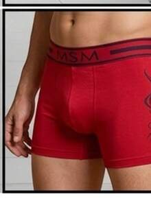 Set Of 12 Pieces Of Men's Comfortable Elastic Boxer Underpants With Lettering Design - multicolor A - View 3
