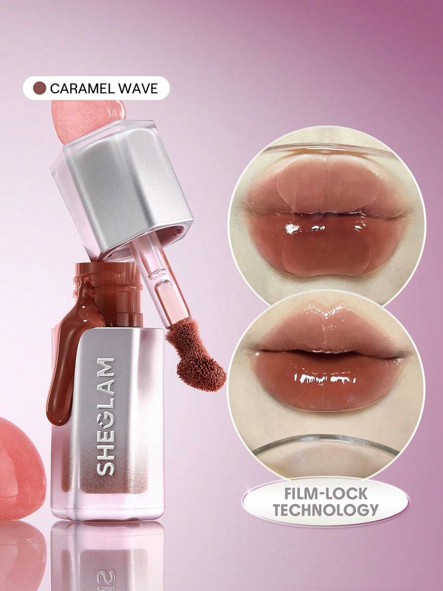 SHEGLAM Glass Lock Air 唇彩-Caramel Wave - Caramel Wave - 查看 1
