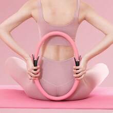 1pc Yoga&Pilates Supplies, Elastic Magic Circle,Training Ring,Home Resistance Stretching Tool, Fitness Ring,Strength Training Yoga Equipment,Yoga Hoop,Pelvic Floor Muscle Magic Circle,Slimming & Thigh,Home Workout Tool For Leg Inner Thigh Training - Multicolor - View 12