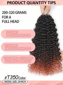 Boho Braids 100%真人发丝钩编发，杰瑞卷曲羽毛线波西米亚风钩编辫，真人发沙龙丝滑无痕隐形，适合细软发质女性，微环预钩编真人发接发 - SNatural/350 - 查看 3