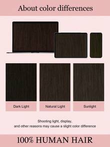7PCS Straight Clip In Hair Extensions 100% Real Human Hair 14-24 Inch 115G Double Weft Invisible Clip Hair Extensions Remy Natural Human Hair For Women Girls Daily Use - S2A - View 6