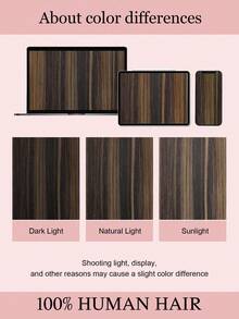 7PCS Straight Clip In Hair Extensions 100% Real Human Hair 14-24 Inch 115G Double Weft Invisible Clip Hair Extensions Remy Natural Human Hair For Women Girls Daily Use - S1B/6/1B - View 8