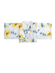 Irokai 时尚印花和服袖浴衣 - 彩色 - 查看 3