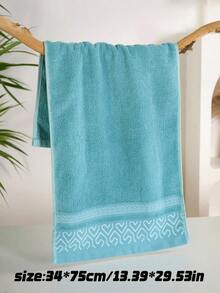 Geometric Towels And Bath Towels Are Super Soft And Absorbent, Suitable For Use In The Bathroom Gym. Hotel. Daily Necessities - Green - View 5