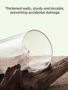 Cirelle 1pc Double Wall Glass Diffuser Bottle - Modern Floating Inner Vessel Fragrance Oil Diffuser Bottle - Aesthetic Clear Aromatherapy Container Decorative Vessel For Home, Office, Spa Decor (No Reed) - multicolor - View 7
