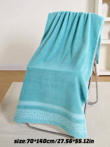 Geometric Towels And Bath Towels Are Super Soft And Absorbent, Suitable For Use In The Bathroom Gym. Hotel. Daily Necessities - Green - View 6