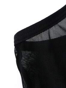 DrisQ DrisQ Romper Transparan Seksi Pria, Mode Bar - Hitam - View 4