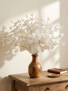 Cirelle 1 pieza Tallo de flores artificiales Hojas de dólar plateado falsas Tallo de plantas falsas Eucalipto Flor Tallo Hojas de dólar plateado Plantas falsas Eucalipto Ramo para guirnalda Fiesta Hogar Artesanía Decoración, Plantas falsas, Decoración de otoño, Habitación, Escritorio, Decoración de jardín, Artículos de decoración de habitación, Día de San Valentín, Regalo, Decoración, Regalo del Día de la Madre - Multicolor - Ver 1