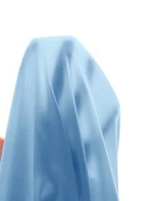 SHEIN 兒童青少年女孩夏季可愛休閒藍色套裝：短袖短版上衣與百褶迷你裙，夏季 - 藍色 - 查看 7