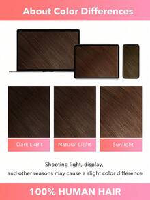 Seamless Clip Ins 7PCS Ekstensi Rambut Manusia Jepit PU Tanpa Sambungan 100% Rambut Manusia Asli 14-22 Inci Balayage Ombre Warna Pirang Ekstensi Rambut Remy Weft Kulit 110G Dengan Jepit - S4A - View 8