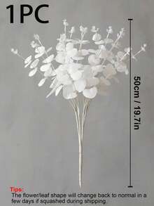 Cirelle 1 pieza Tallo de flores artificiales Hojas de dólar plateado falsas Tallo de plantas falsas Eucalipto Flor Tallo Hojas de dólar plateado Plantas falsas Eucalipto Ramo para guirnalda Fiesta Hogar Artesanía Decoración, Plantas falsas, Decoración de otoño, Habitación, Escritorio, Decoración de jardín, Artículos de decoración de habitación, Día de San Valentín, Regalo, Decoración, Regalo del Día de la Madre - Multicolor - Ver 9