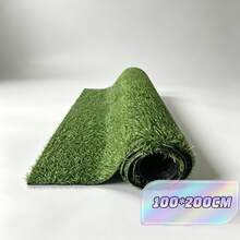 人造草坪地毯，逼真室內外用狗用排水孔草墊，假草寵物墊，適合花園、草坪、景觀與露台裝飾 - 多色的 - 查看 8