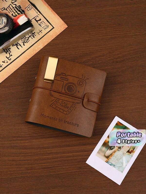 Photo Paper Storage Album Couple's Souvenir Album Diy 3-Inch Special Large-Capacity Retro Loose-Leaf Travel Card Album